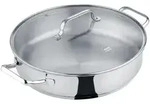 Berndes Servierpfanne b.brilliant, Grau Hochglanz, Metall, 3,8 L, 28x9.8x28 cm,