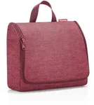 Reisenthel Kulturbeutel Toiletbag XL twist maroon, Bordeaux, Textil, 28x23x10 cm,