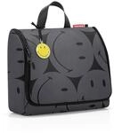 Reisenthel Kulturbeutel Toiletbag XL smiley grey, Anthrazit, Textil, 28x23x10...