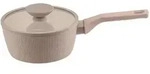 Fackelmann Stielkasserolle Pamela Reif Serie Shell, Beigebraun, Metall,