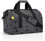 Reisenthel Reisetasche Allrounder L smiley grey, Anthrazit, Textil, 48x39.5x29...
