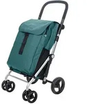 Milino Einkaufstrolley, Metall, 64 L, 48x102x62 cm, Tasche abnehmbar und...