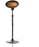 Juskys Infrarotstrahler, Schwarz, Metall, 50x170x50 cm, Freizeit, Heizen & K&uuml;hlen,