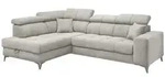ed exciting design Ecksofa, Beige, Metall, 4-Sitzer, Ottomane links,L-Form,...