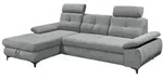 ed exciting design Ecksofa, Grau, Kunststoff, 3-Sitzer, L-Form,L-Form, 274x177...