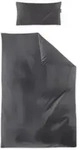 Irisette Bettw&auml;sche, Anthrazit, Textil, Uni, 135x200 cm, Oeko-Tex&reg; Standard 100,