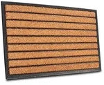 Hanse Home Kokosmatte Mix Mats, Schwarz, Hellbraun, Kunststoff, Naturmaterialien,