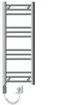 LuxeBath Badheizk&ouml;rper, Chrom, Metall, Rechteckig, 300 W, 3x80x30 cm, Freizeit,