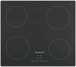 Respekta Induktionskochfeld, Schwarz, Glas, 59x6x62 cm, Timerfunktion,