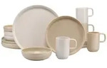 Creatable Kombiservice Uno Toscana, Creme, Beige, Keramik, 16-teilig, 370...
