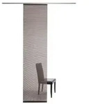 Fl&auml;chenvorhang Manhatten, Braun, Textil, 60x245 cm, mit Beschwerungsstab,