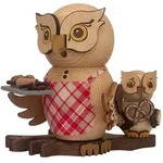 R&auml;ucherfigur, Mehrfarbig, Holz, 10x15x10 cm, Dekoration, Weihnachtsdekoration