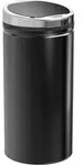 Homcom Sensor-M&uuml;lleimer, Schwarz, Metall, 30.5x68x30.5 cm, K&uuml;chen,