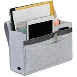 Relaxdays Betttasche, Grau, Textil, Schlafzimmer, Betten