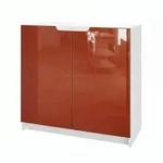 Vladon Kommode, Bordeaux, Holzwerkstoff, 82x78x37 cm, Wohnzimmer, Kommoden &