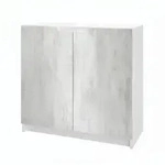 Vladon Kommode, Hellgrau, Holzwerkstoff, 82x78x37 cm, Wohnzimmer, Kommoden &