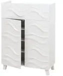 MCW Kommode, Wei&szlig;, Holz, 76x107x36 cm, Wohnzimmer, Kommoden & Sideboards, Kommoden