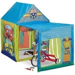 Relaxdays Spielzelt, Mehrfarbig, Textil, Kunststoff, 146x109x75 cm, Outdoor