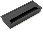 Emuca Kabeldurchf&uuml;hrungst&uuml;llen, Schwarz, Metall, 8x3x26.9 cm, Arbeitszimmer,