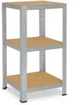 shelfplaza Schwerlastregal, Silber, Metall, Quadratisch, 60x100x60 cm, Freizeit,
