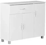 Mid.you Sideboard, Wei&szlig;, Holzwerkstoff, 2 F&auml;cher, 1 Schublade(n) Schubladen,
