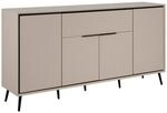 Livetastic Sideboard, Sand, Kunststoff, 6 F&auml;cher, 1 Schublade(n) Schubladen,