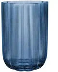 Villeroy & Boch Vase, Blau, Glas, Rund, 22.5 cm, Dekoration, Vasen, Glasvasen