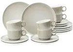 Seltmann Weiden Kaffeeservice, Creme, Keramik, 18-teilig, Rund, 24x18.1x43 cm, Essen