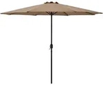 casa.pro Sonnenschirm, Beige, Metall, 300x300 cm, Sonnen- & Sichtschutz,