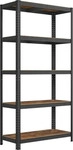 XXXLutz SCHWERLASTREGAL Braun, Schwarz 90x180x40 cm