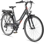 Telefunken E-Bike, Anthrazit, Metall, 112 cm, Freizeit, E-Mobilit&auml;t, E-Bikes