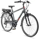 Telefunken E-Bike, Anthrazit, Metall, 112 cm, Freizeit, E-Mobilit&auml;t, E-Bikes