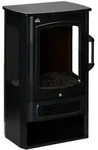 Homcom Elektrokamin,, Schwarz, Metall, 32x74x44.5 cm, Freizeit, Heizen &...
