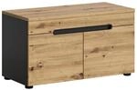 Mid.you Garderobenbank, Basalt grau Nb; Artisan Nb, 80x45x37 cm, FSC Mix, Garderobe,