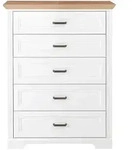 Landscape Kommode, Pinien, Eiche Artisan, Holzwerkstoff, 5 Schublade(n) Schubladen,