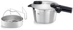 Fissler Schnellkochtopf Vitaquick&reg; Premium, Silber, Edelstahl, Metall, 4,5 L,...