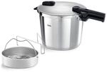 Fissler Schnellkochtopf Vitaquick&reg; Premium satiniert, Silber, Edelstahl, Metall,