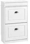 SoBuy Schuhschrank, Wei&szlig;, Holzwerkstoff, 54x82x24 cm, Garderobe,...