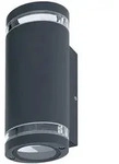 Osram AU&szlig;ENLEUCHTE, Dunkelgrau, Metall, Glas, 9.2x23.3x10.4 cm, Lampen & Leuchten,