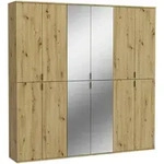 Mid.you Garderobenschrank, Kunststoff, 21 F&auml;cher, 183x193x34 cm, FSC Mix, Garderobe,