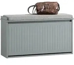 SoBuy Schuhbank, Hellgrau, Holzwerkstoff, 80x45x26 cm, Garderobe,...