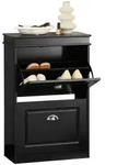 SoBuy Schuhschrank, Schwarz, Holzwerkstoff, 53x82x24 cm, FSC 100%, Garderobe,