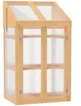 Outsunny Fr&uuml;hbeet, Braun, Holz, 50x120x70 cm, Gartenzubeh&ouml;r, Gartenpflege