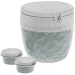 Koziol Bentobox, Grau, Kunststoff, 14.2x13x13.5 cm, K&uuml;chenzubeh&ouml;r,