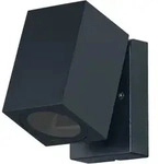 Osram Aussenwandleuchte, Schwarz, Metall, 9.3x10x6.6 cm, Lampen & Leuchten,