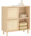SoBuy Schuhschrank, Natur, Holzwerkstoff, Naturmaterialien, 80x87x35 cm,...