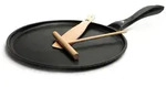 Klamer Crepe-Pfanne, Schwarz, Metall, Kochen, Pfannen, Crepespfannen
