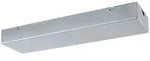 Paulmann Schienensystem-Einspeiser Linion, Chrom, Kunststoff, 10x4x36.5 cm, Lampen &