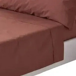 Homescapes Bettlaken, Braun, Textil, Uni, Rechteckig, 240x275 cm, Oeko-Tex&reg;,