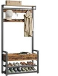 Mid.you Garderobe, Dunkelbraun, Holzwerkstoff, 80.4x181.6x30 cm, Garderobe,